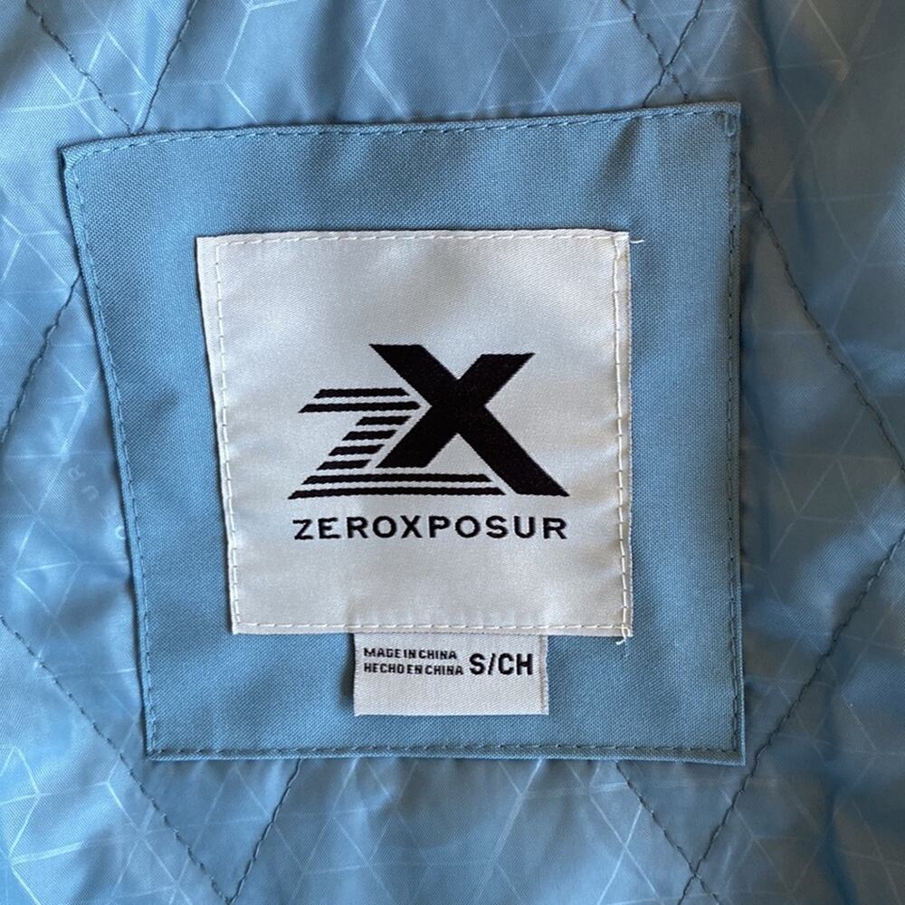 💎 ZEROXPOSUR Coat Women's Size Small Blue Wind Resistant - Picture 7 of 9